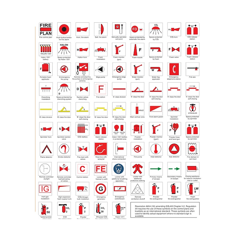 Decal ký hiệu an toàn hàng hải IMO